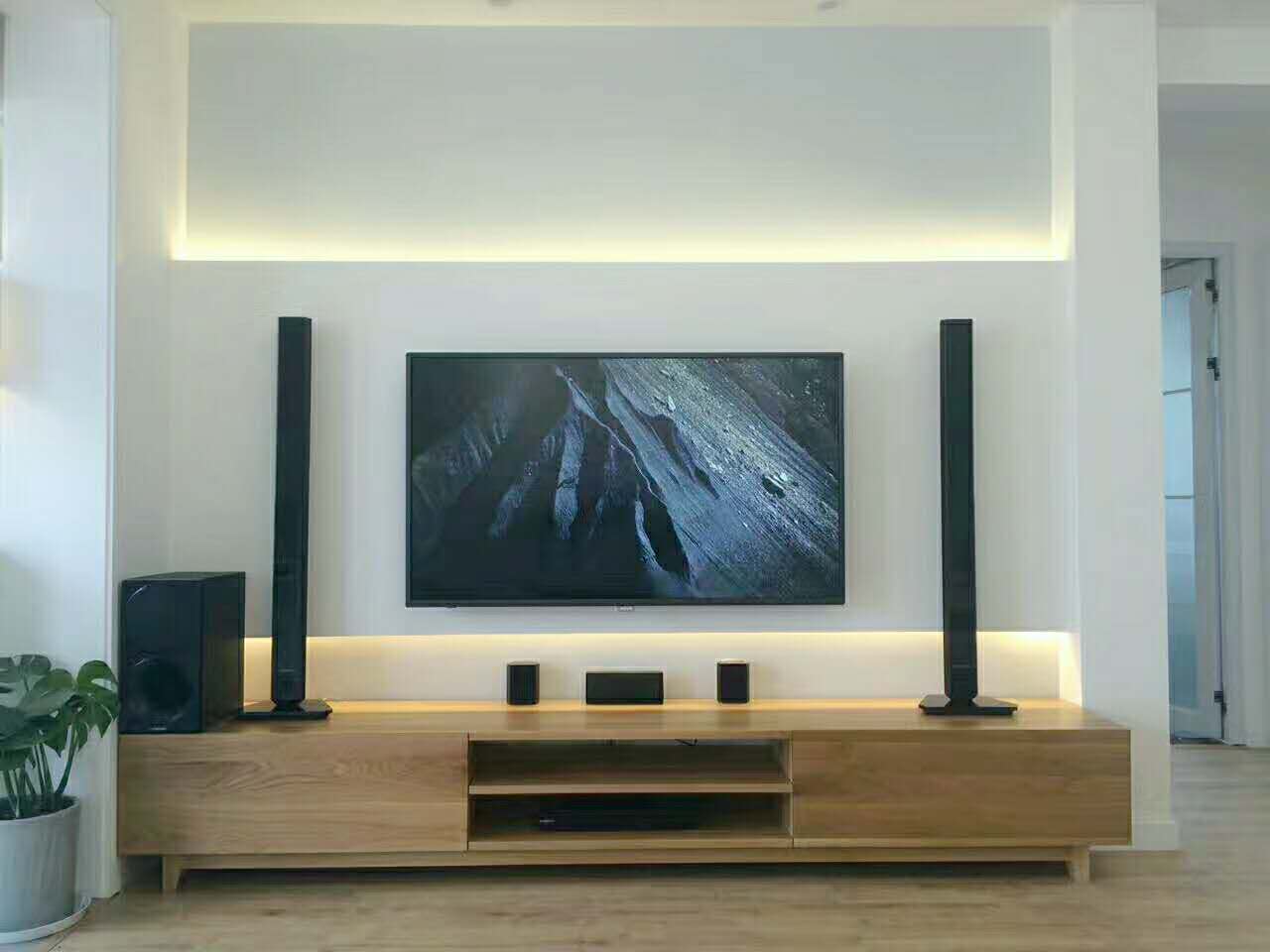 木工手工制作电视墙效果图分享与设计指南