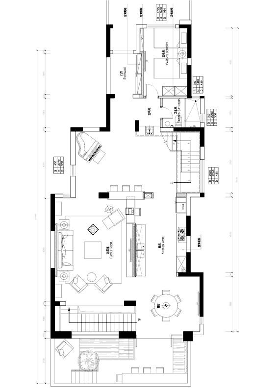二层楼房设计图：外置楼梯方案揭秘