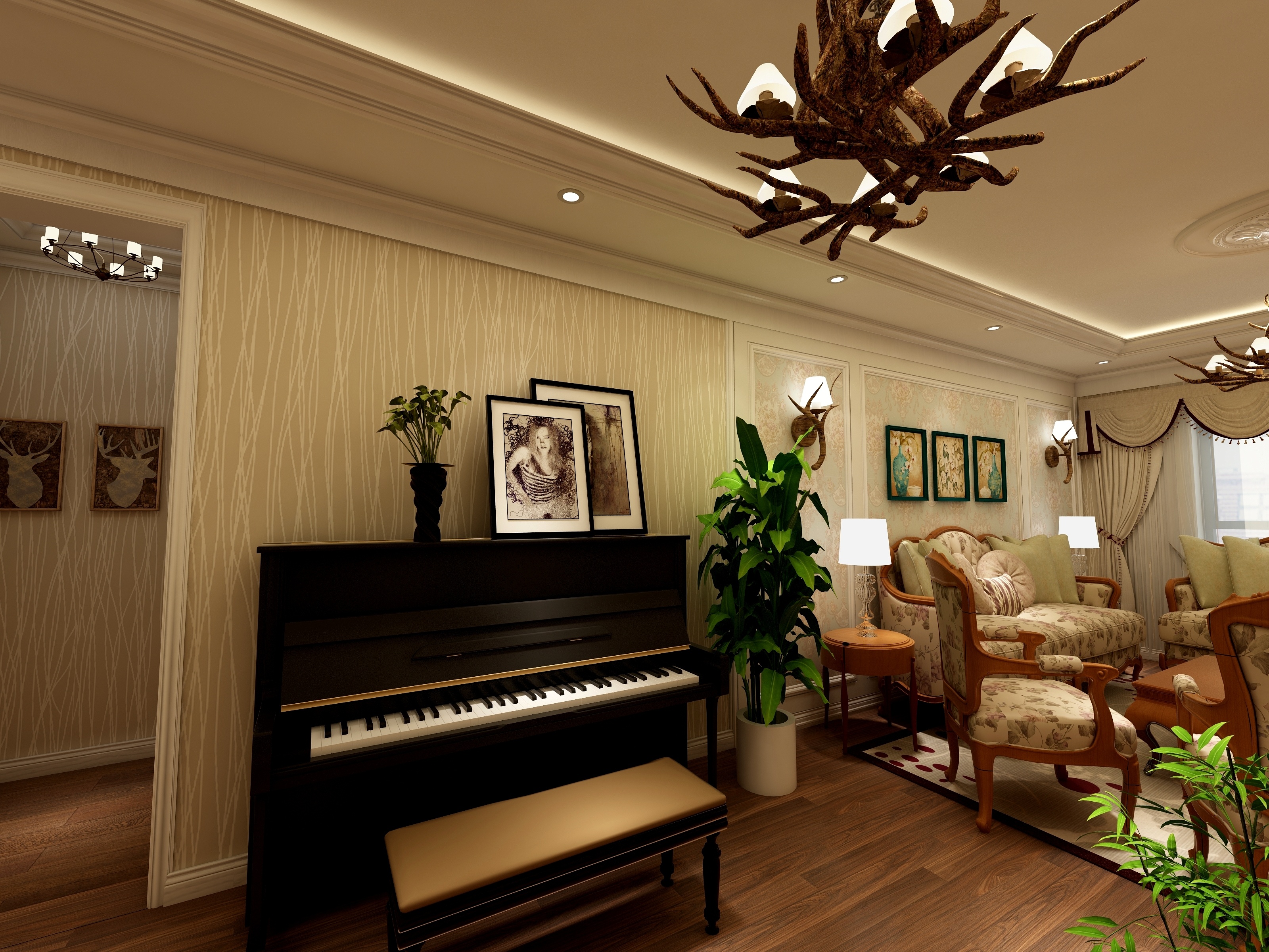 宋氏美学风格装修效果图赏析及设计灵感