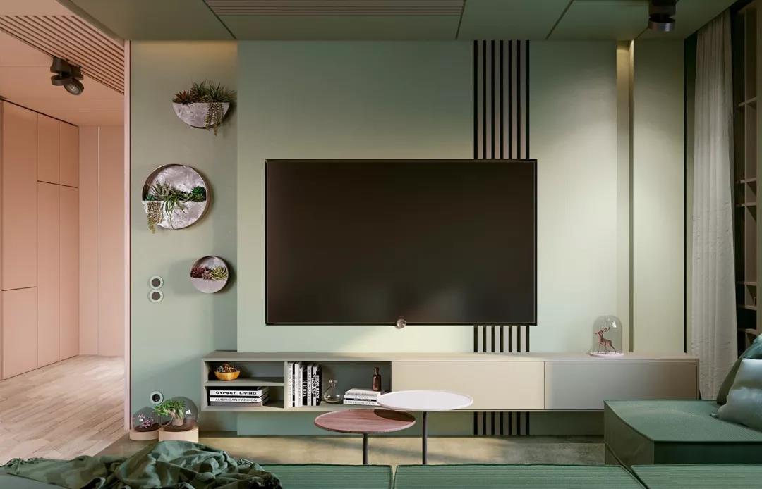 硅藻泥欧式电视背景墙设计灵感及效果图欣赏