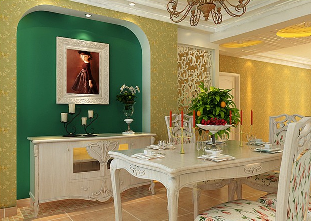 白色墙皮搭配饭桌和凳子颜色的最佳建议