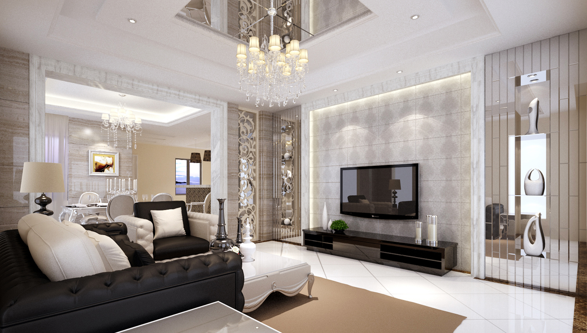 客厅背景墙吊灯选择指南：点亮家装设计灵感