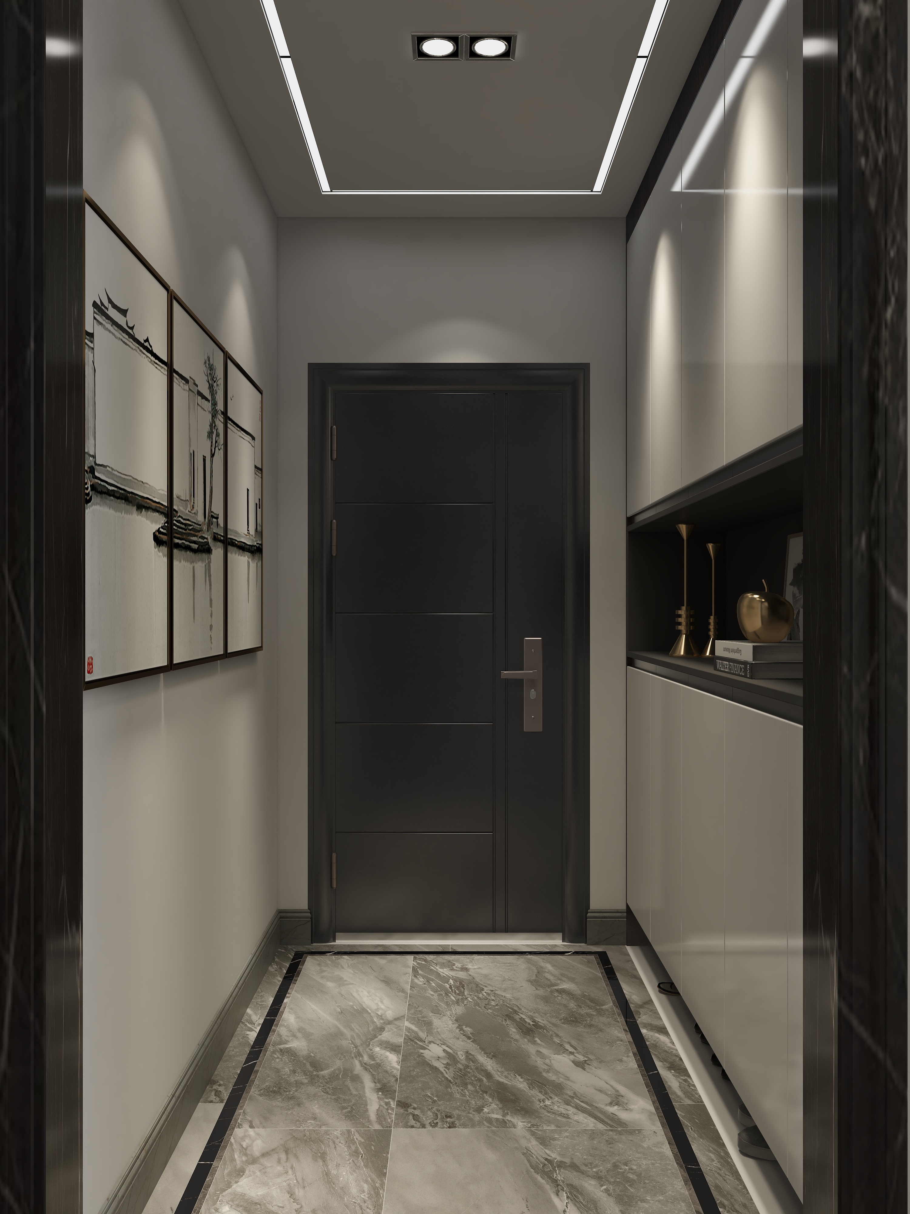 黑色垭口装修效果图设计方案解析