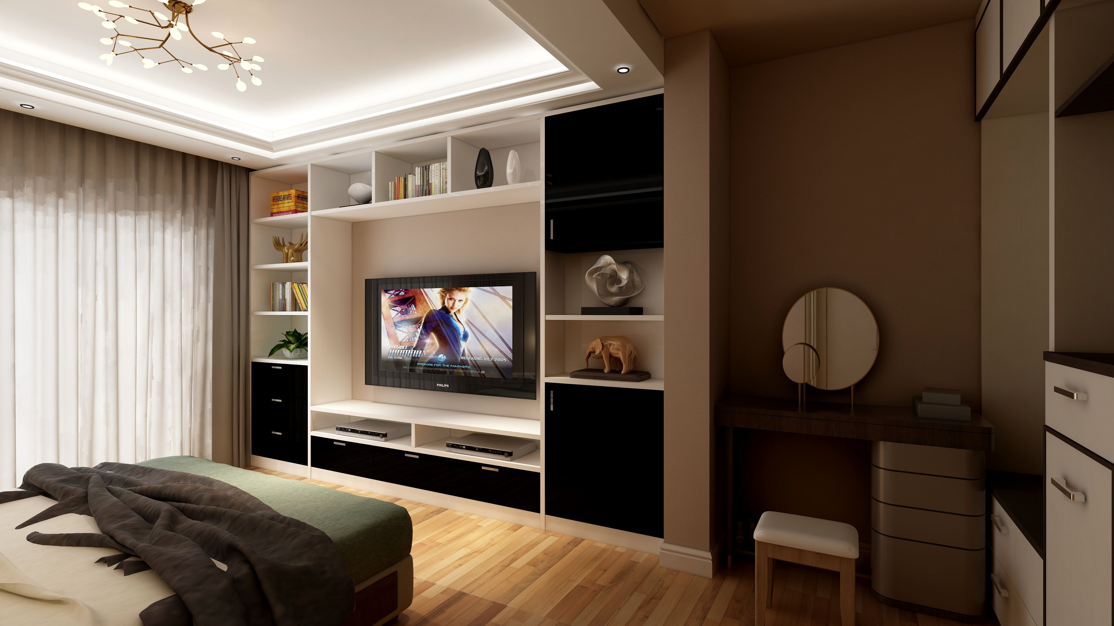 卧室电视插座最佳尺寸设计方案