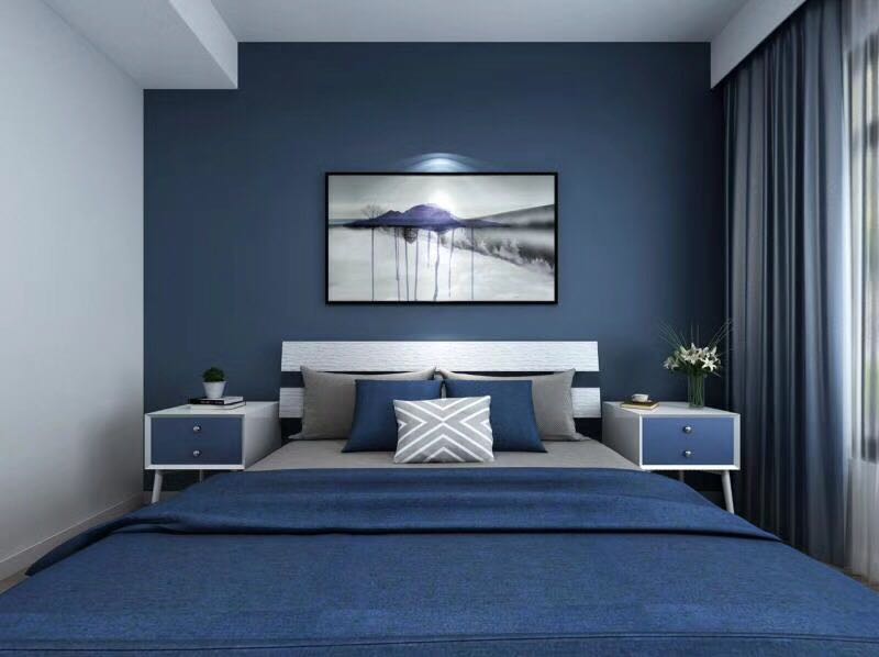 斗笠上的创意装饰：蓝色系简约风的妙想