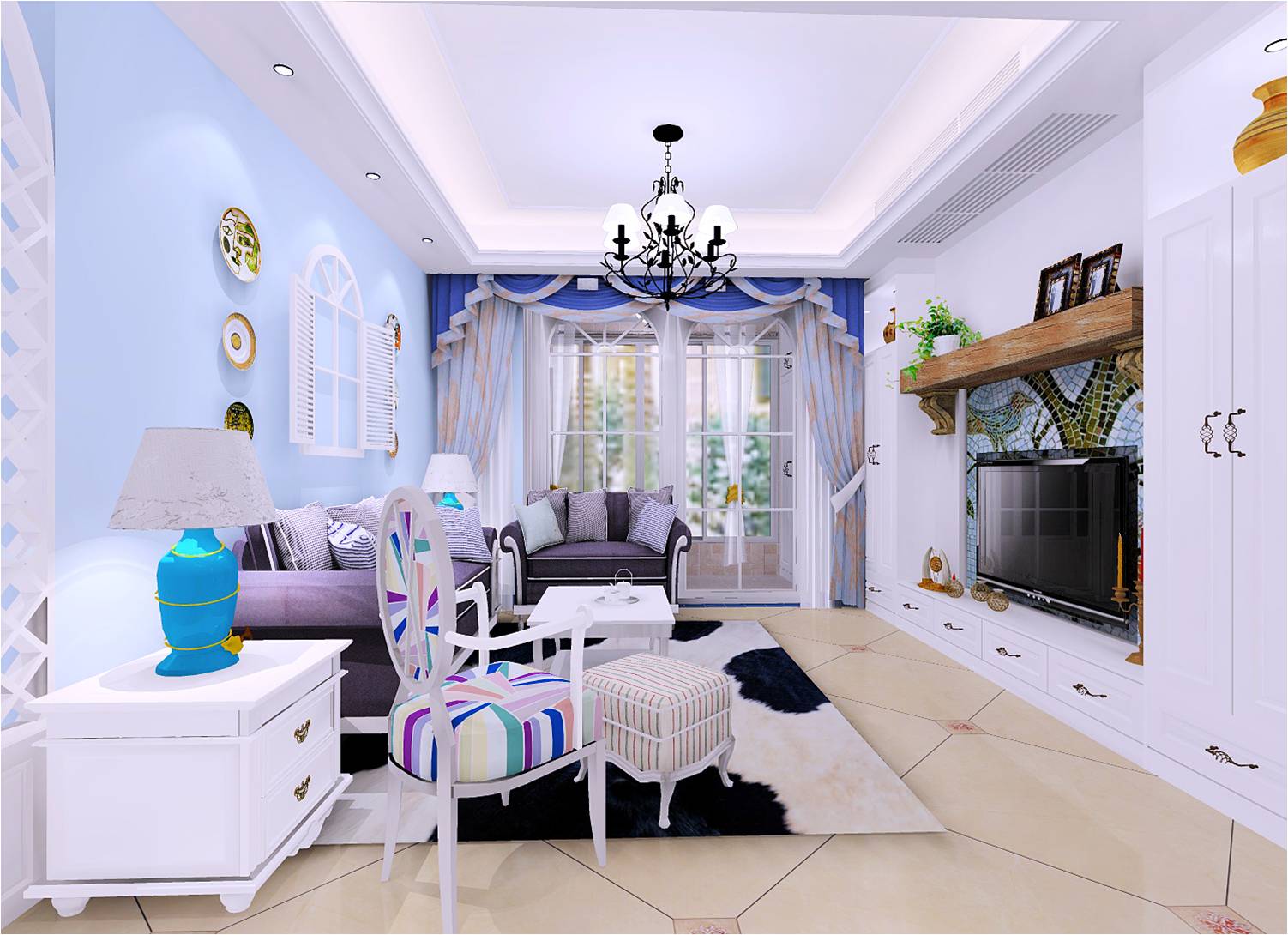 打造横厅最适合的颜色搭配方案