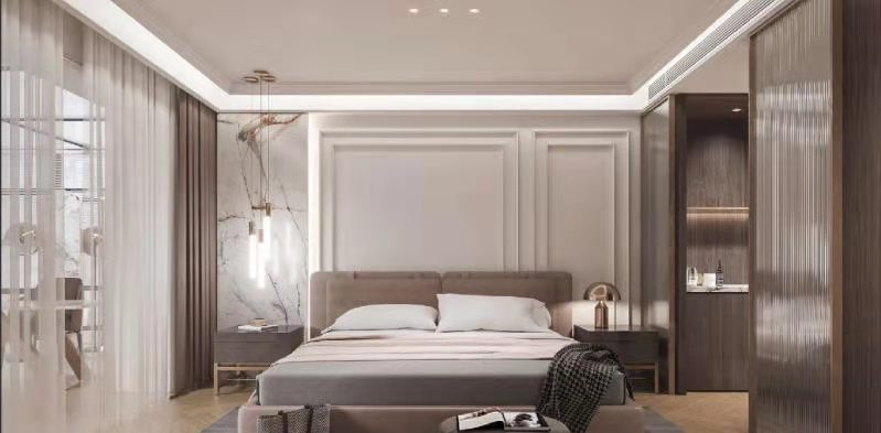 椰林灰咖啡色设计效果图，展现自然与时尚的完美结合