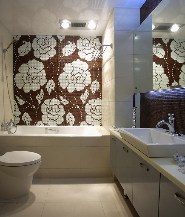 卫生间拼接墙砖效果图：创意与实用兼备的设计灵感