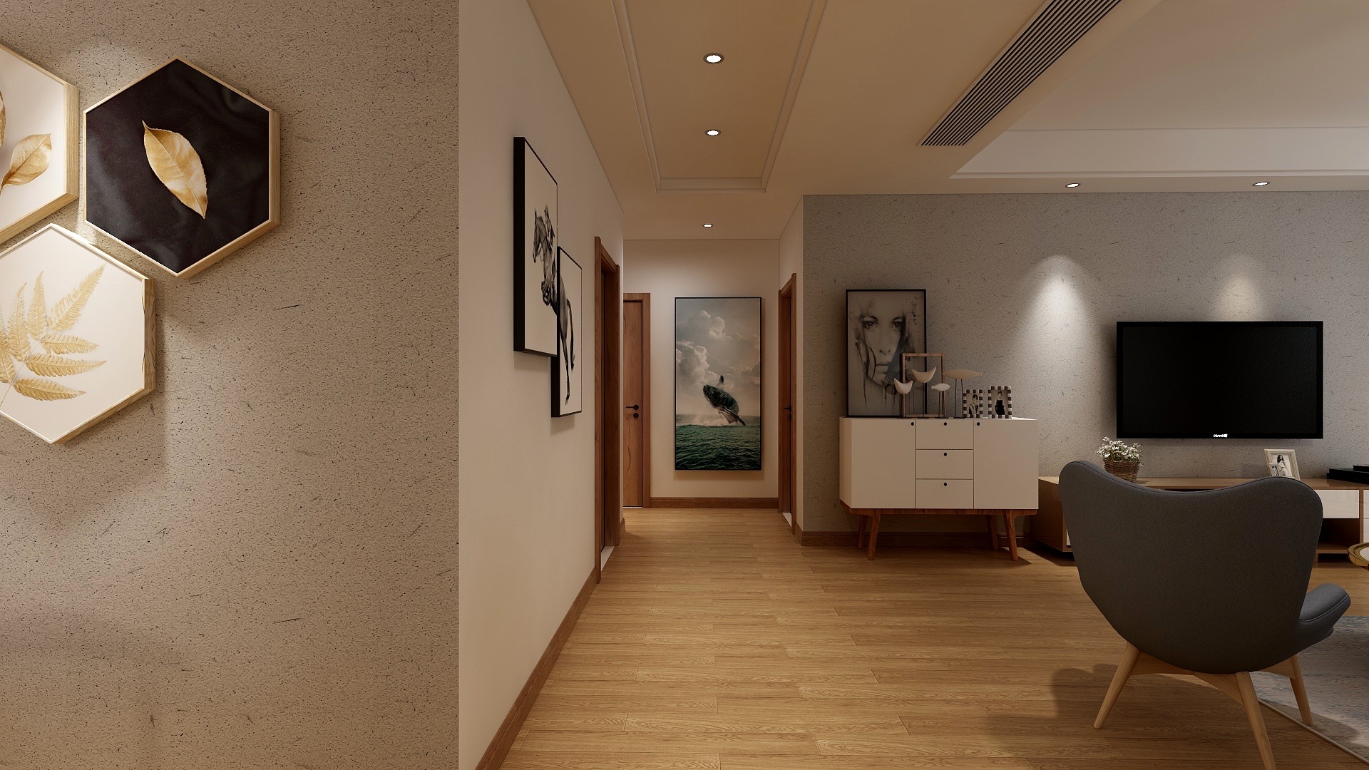 二楼走廊装修设计：提升空间美学与功能性