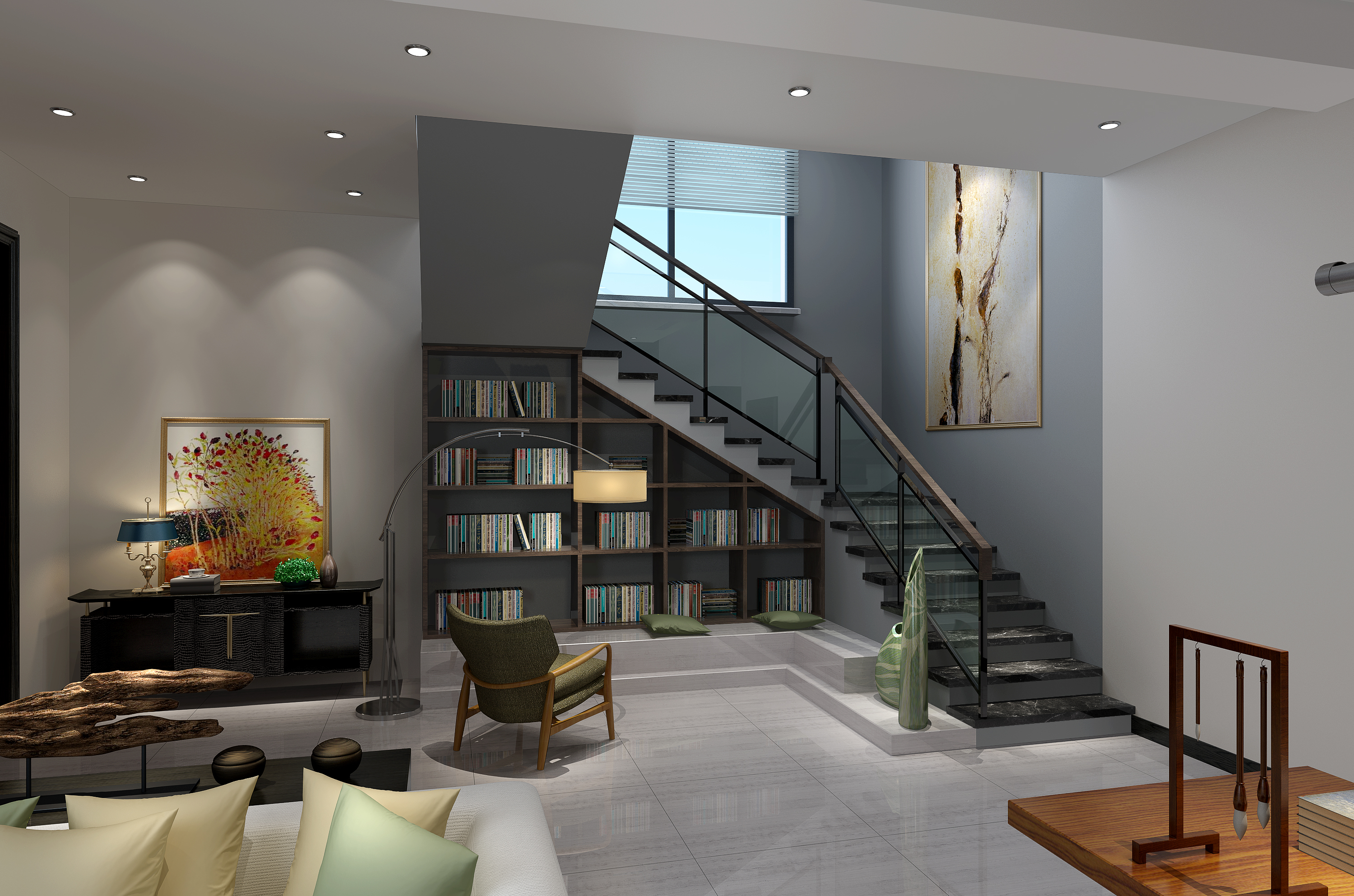 二层楼房装修效果图推荐，打造舒适现代居住空间