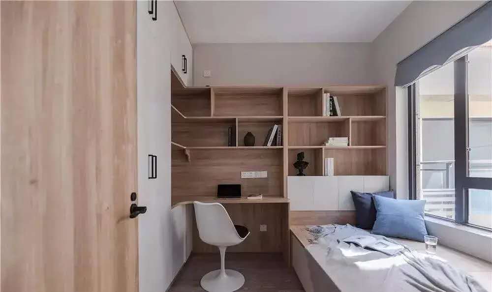 书房与卧室一体化装修效果图：完美空间利用的设计灵感