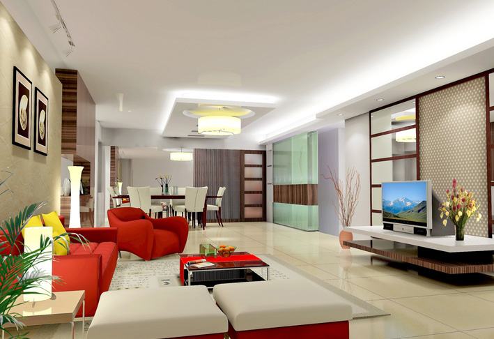 打造理想的红色HUI客厅，设计与装修指南