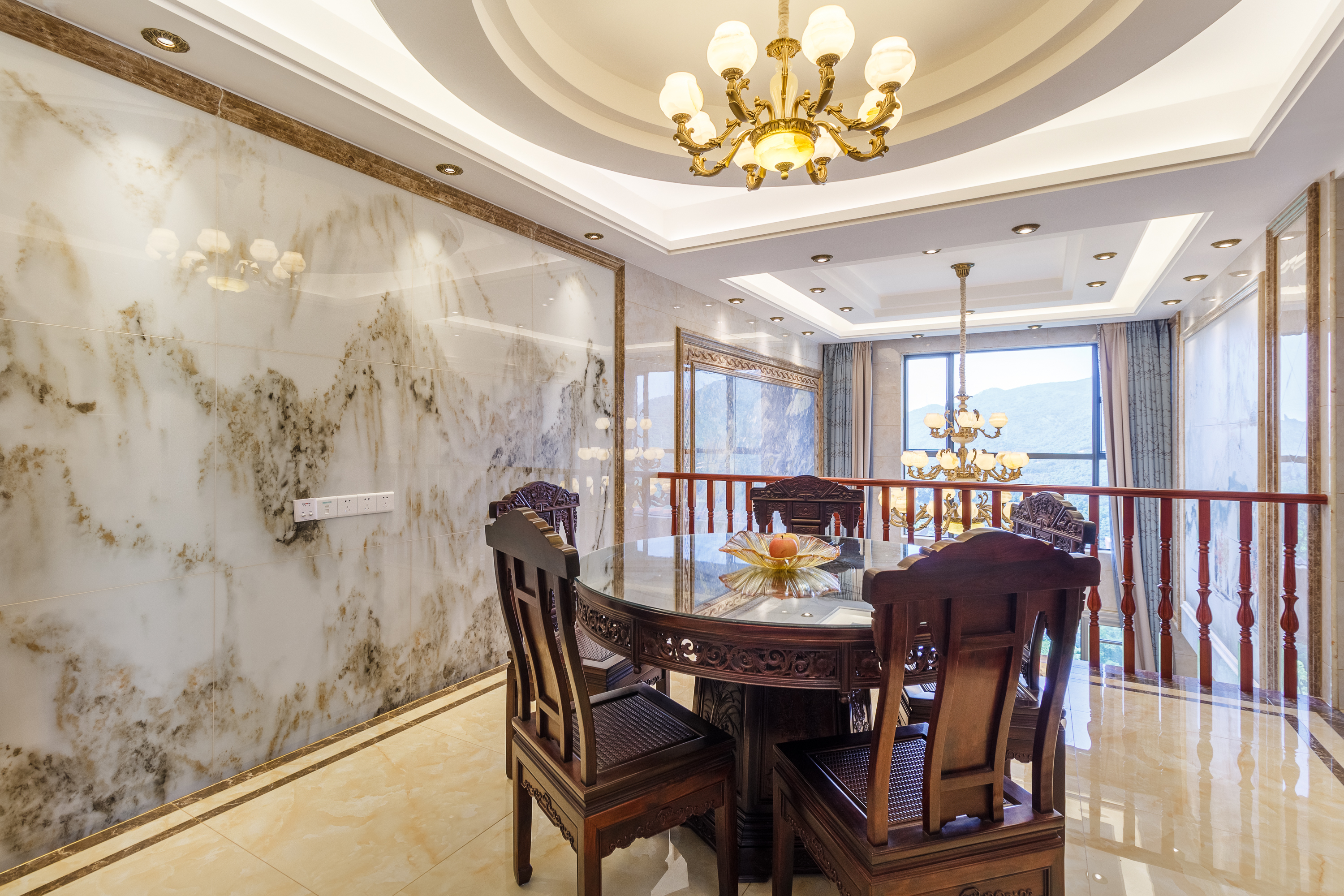 打造高颜值大理石围墙效果图大全集