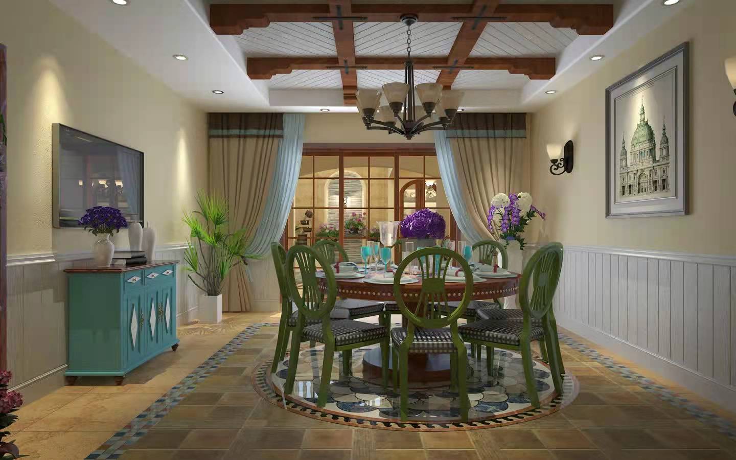 乡村铁锅炖装修效果图欣赏与设计灵感