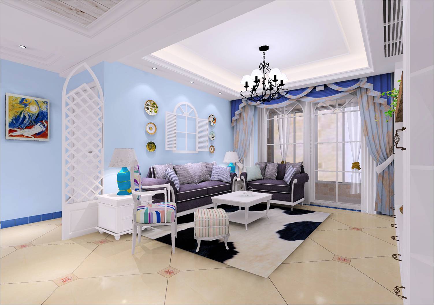 横厅大阳台设计效果图灵感指南