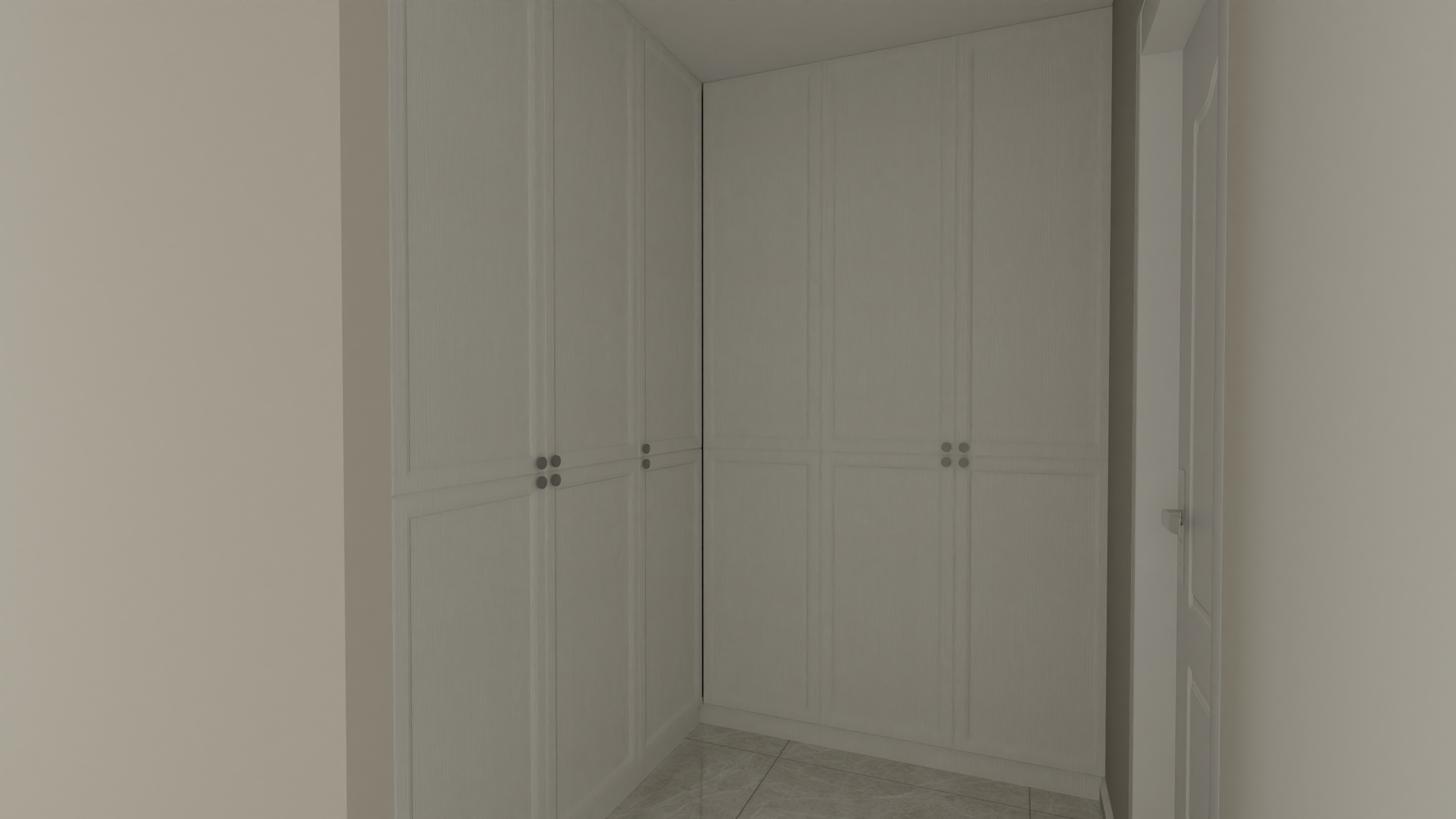 走廊尽头玄关柜效果图设计指南