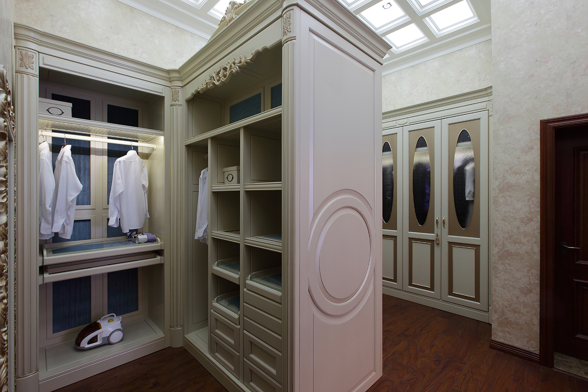 衣柜化妆桌一体设计灵感效果图分享