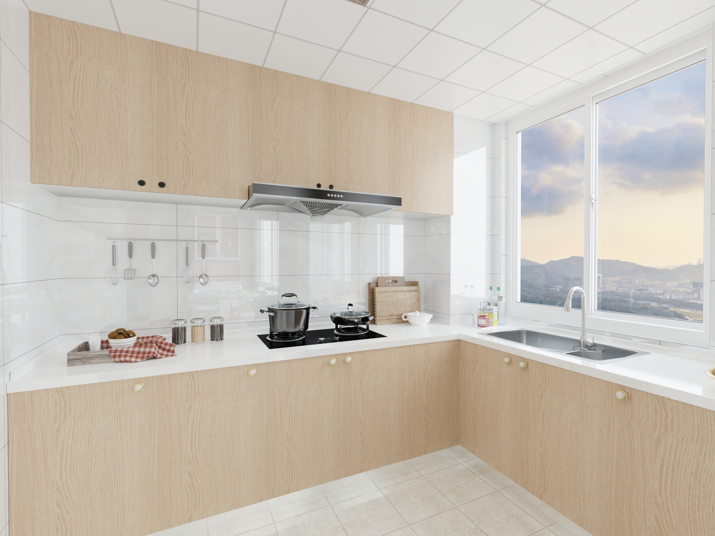 厨房和主卧室窗台设计效果图详解