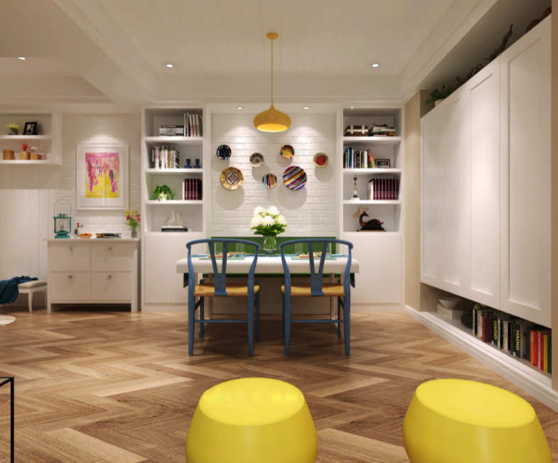 黄色木地板装修效果图欣赏，打造温馨居家氛围