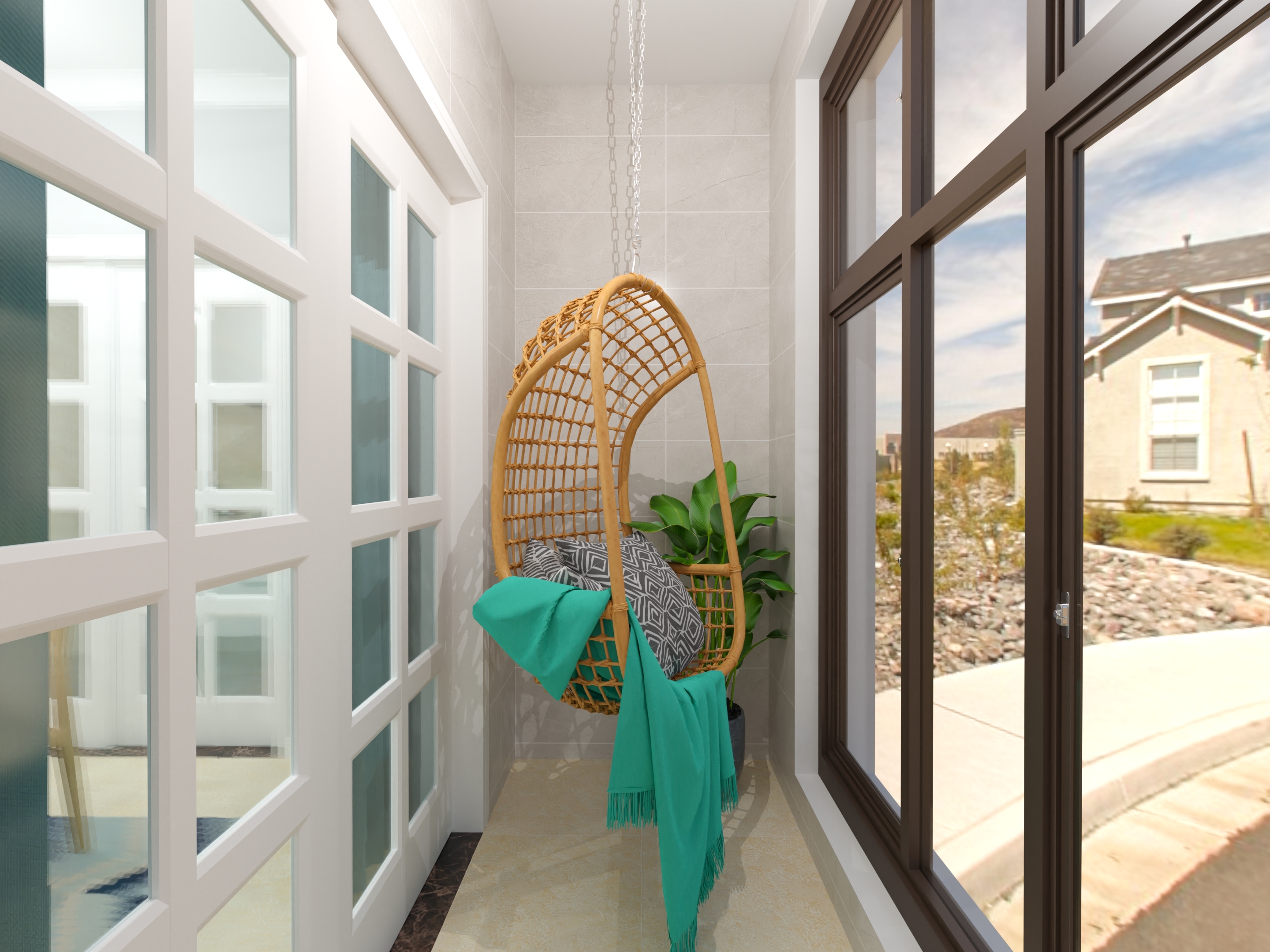 堂屋大门与后窗隔断设计灵感与效果图详解