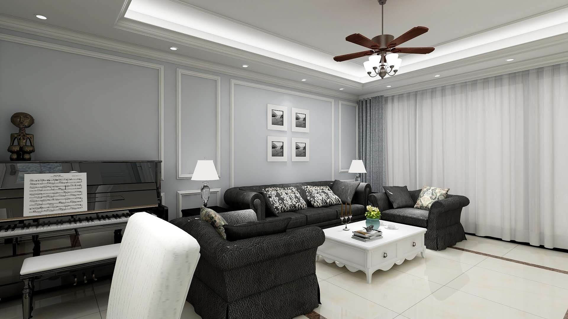 精装灰色装修设计，彰显高级质感