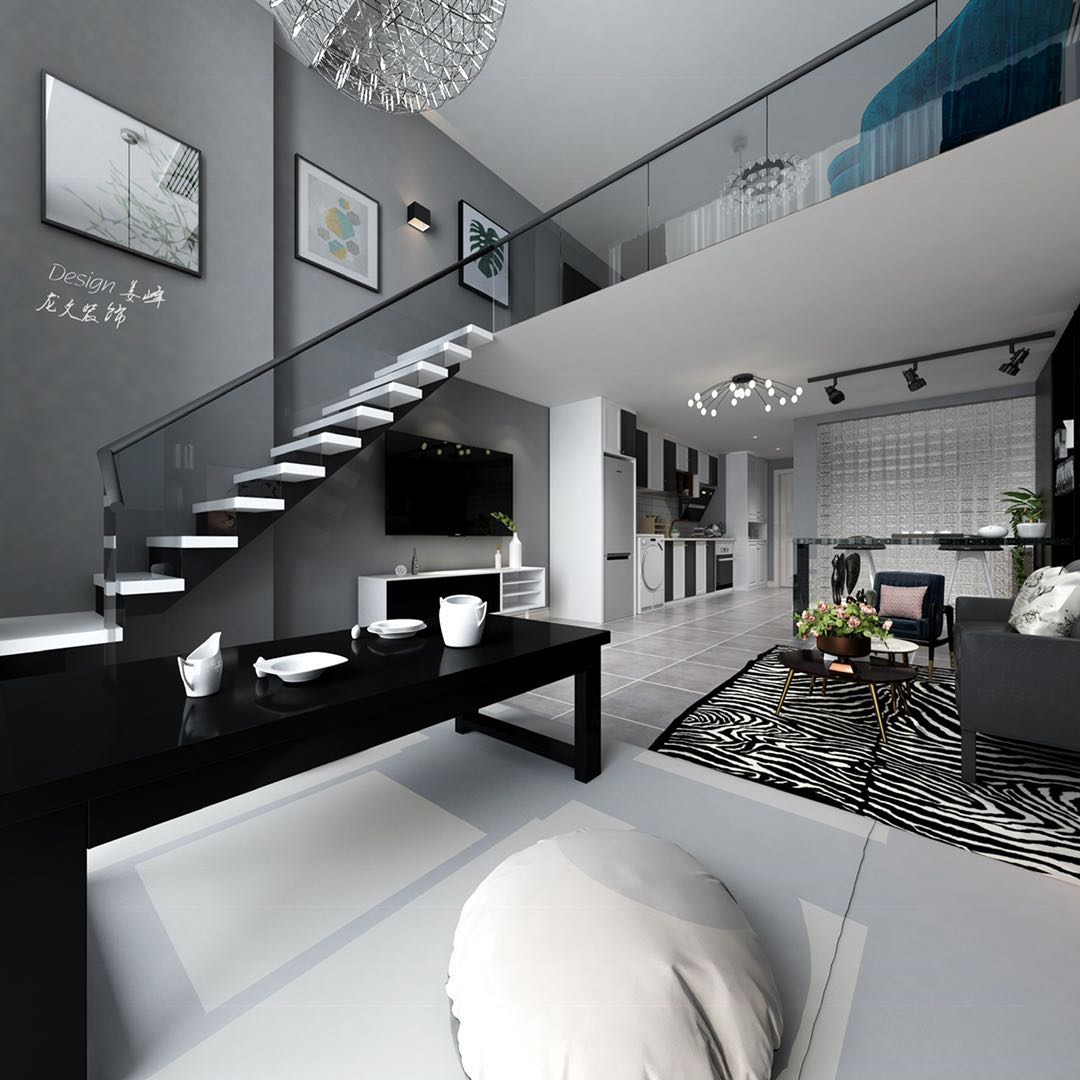 现代黑白灰家装风格简介与设计灵感