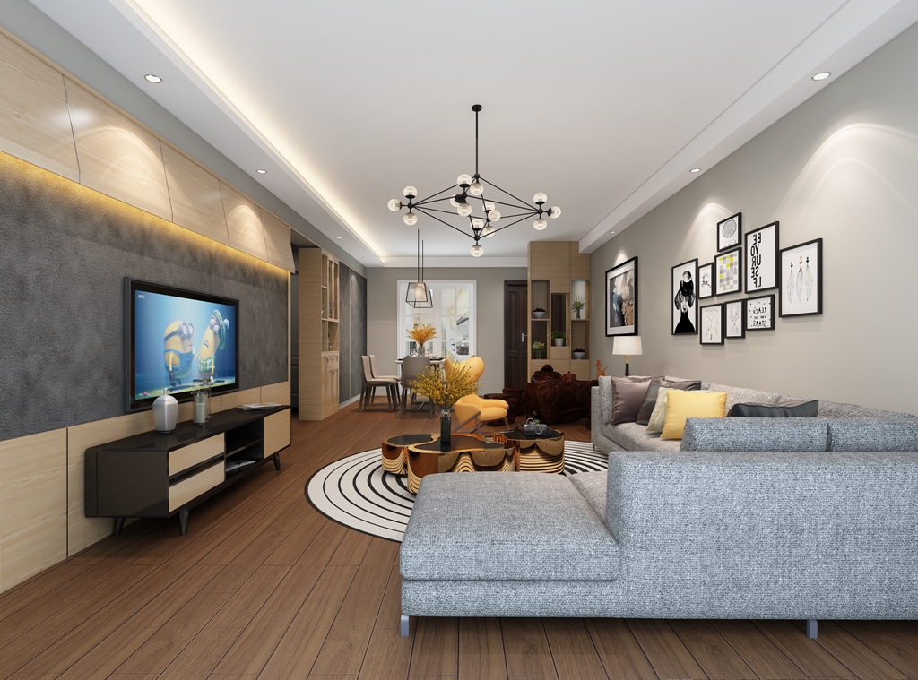 三室一厅真实装修效果图及家装灵感分享