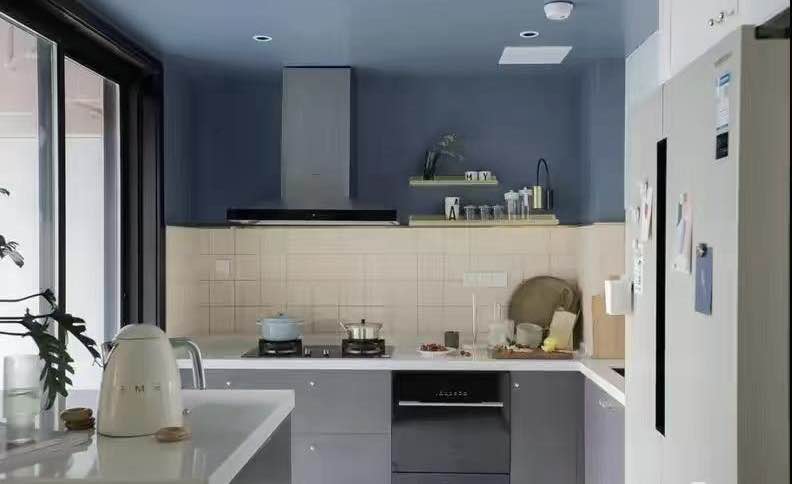 防水装修板材蓝色效果图设计解析