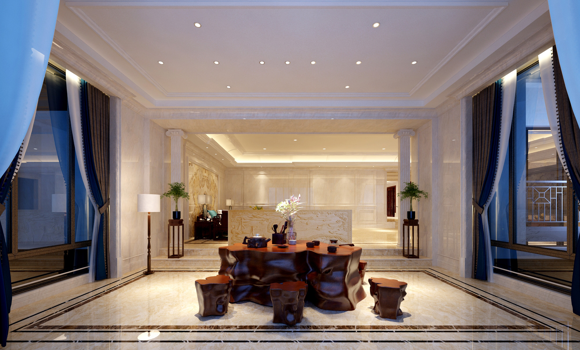 精选维也纳酒店大厅效果图，灵感设计一览