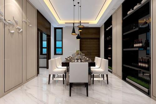 胡桃木色厨房餐厅设计灵感与案例