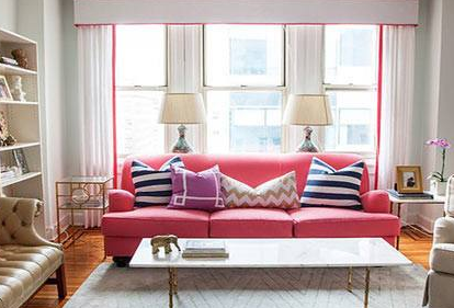 沙发抱枕颜色搭配  客厅沙发颜色搭配