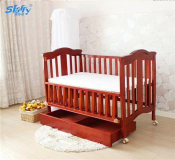 好孩子实木婴儿床 多功能婴儿床设计