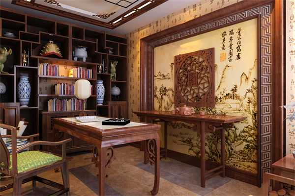 中式风格书房特点是什么？如何布置中式风格书房？