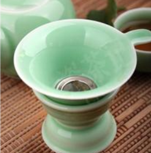 茶具茶漏  带茶漏的杯子使用方法