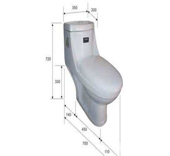 马桶安装预留尺寸图  蹲便器排水管预留尺寸