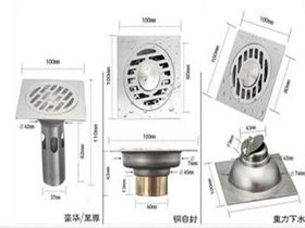 地漏尺寸规格  地漏下水管尺寸多少