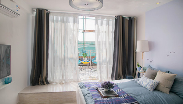 3款最受欢迎的罗马杆窗帘效果图         罗马杆和窗帘颜色如何搭配