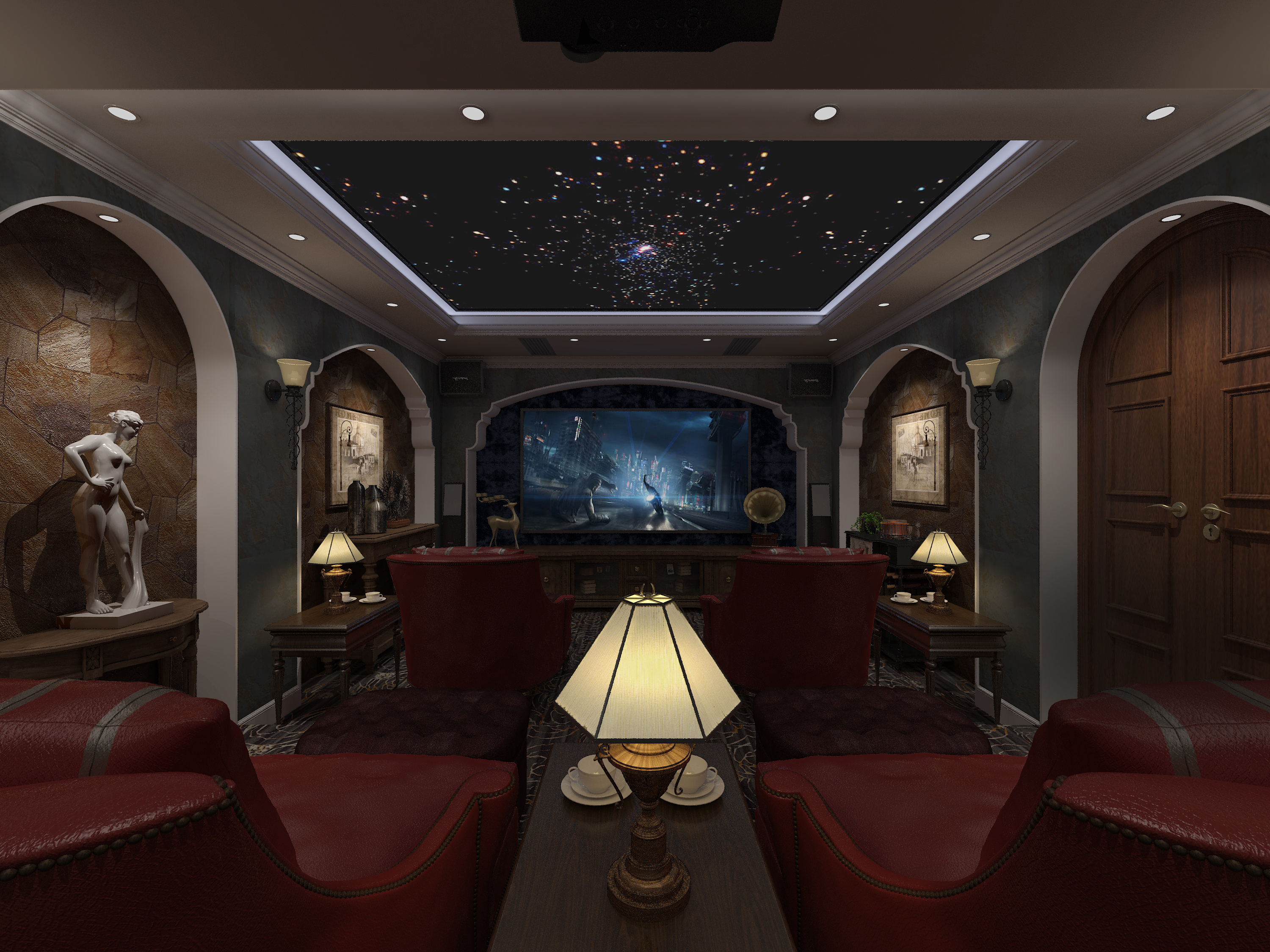 打造高端台球室吧台设计效果图攻略